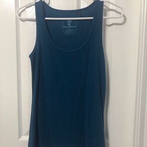 Teal blue tank top